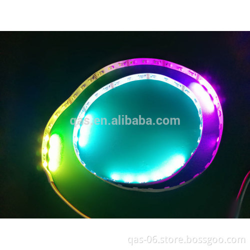 5050 RGB colorful Emitting Color led pixel ws2811 10mm 3leds cuttable